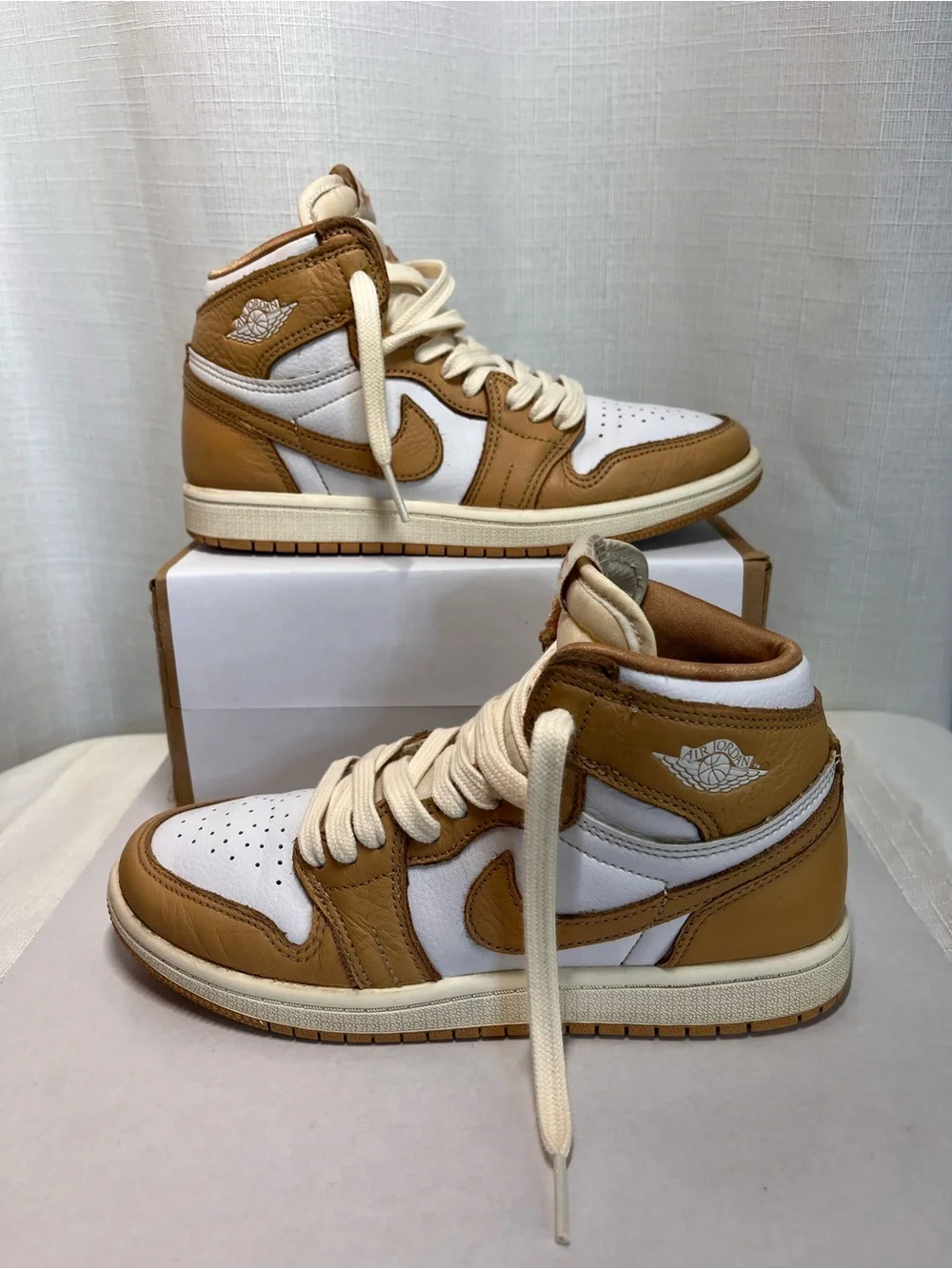 Nike Air Jordan 1 Retro High OG Latte Praline White Sail GS 3Y Youth FN6621-201